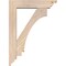 Ekena Millwork Imperial Traditional Smooth Bracket w/ Offset Brace, Douglas Fir, 5 1/2"W x 22"D x 30"H BKT0604X22X30IMP01SDF - alternate 2